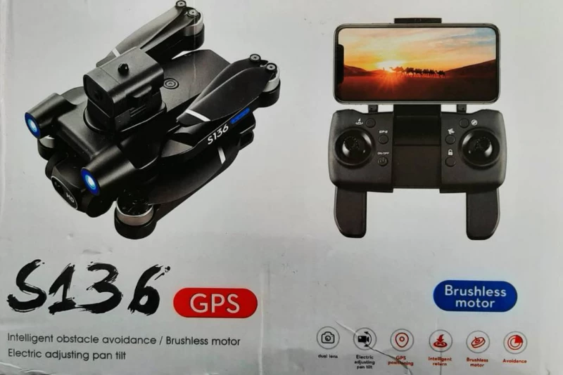 ⭐⭐⭐Polecam DRON EPS UAV S 136 4K Full HD Nowy Model Idealnie Nowy, Włocławek — 5/9