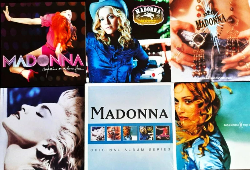 ⭐⭐⭐Polecam Wspaniały Zestaw 5 Albumów CD Madonna Nowy, Gdańsk — 2/12