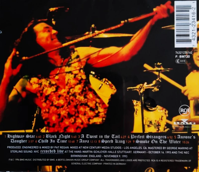 ⭐Polecam Kultowy Koncertowy Album CD Deep Purple Come Hell or High W, Gdańsk — 2/12